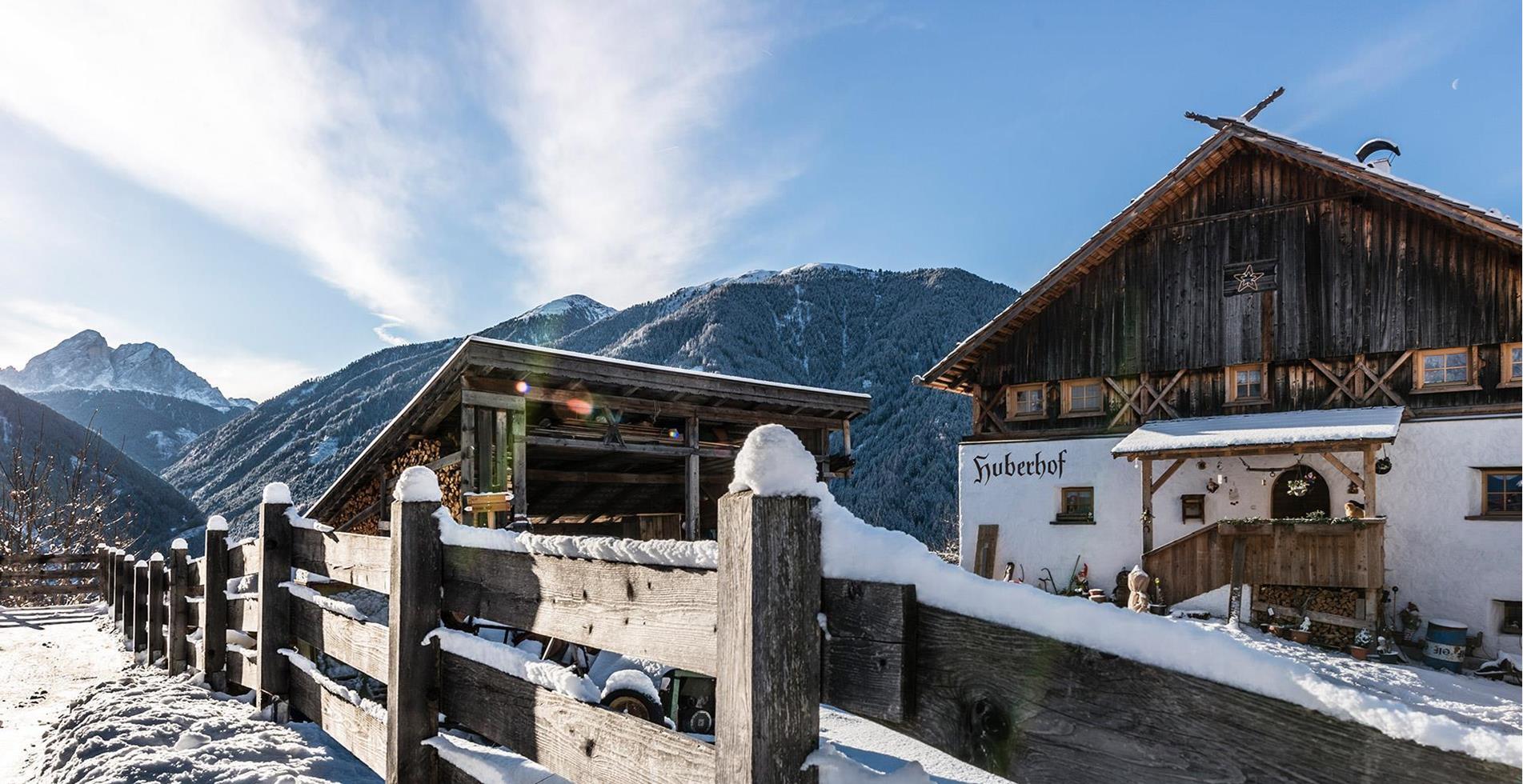 Schneeschuhwanderungen Dolomiten Schneeschuhwandern in Lüsen im